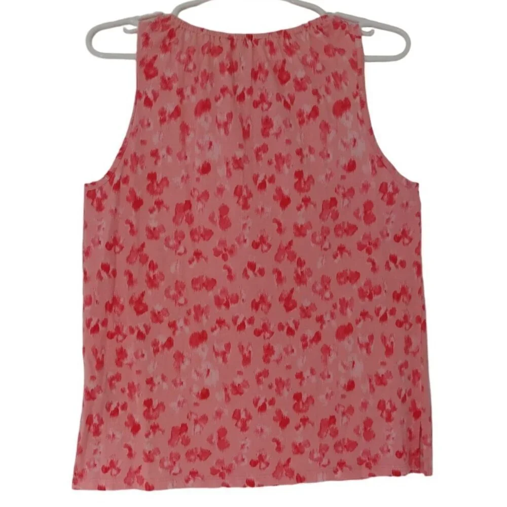 MICHAEL KORS, Sleeveless blouse, pink, cotton and modal, for Women, size M